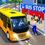 City Minibus Driver is a city minibus driving game. You'll pick up passengers, take them to their stops, and earn money after each trip.