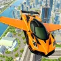 Flying Car Real Driving offers a unique driving experience. You can control sports cars on the road and fly through the sky.