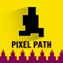 Play Pixel Path, a platform puzzle game where you control a pixel character to overcome countless dangerous obstacles to reach the gate in the levels.