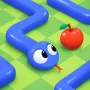 Snake Game Online is a simple and easy-to-play snake game. You control a small snake on the playing field. Your task is to find food, increase your length, and score as many points as possible.