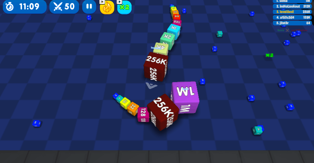 Cube Snake 2048