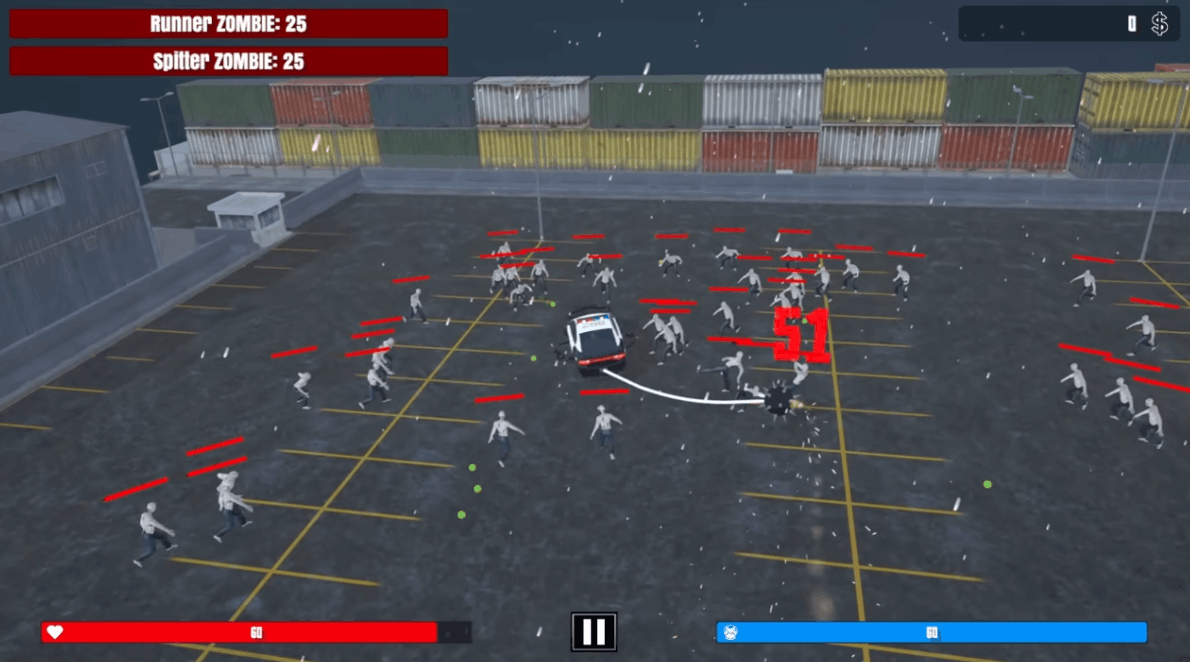 Drift Cars Zombie Crusher
