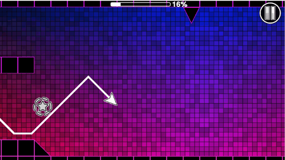 Geometry Wave: Neon Challenge