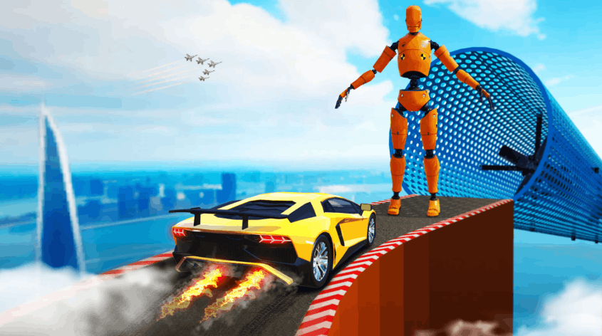Hyper Cars Ramp Crash 