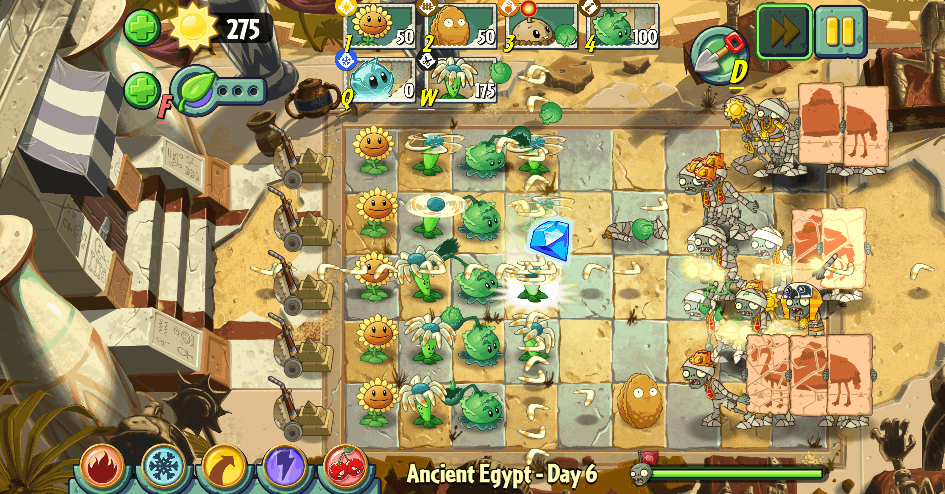 Plants vs. Zombies 2 Gardendless