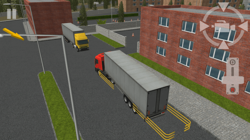 Semi Driver Trailer Parking 3D