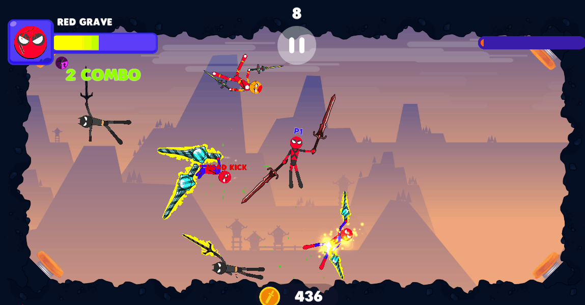 Stick Warriors Hero Battle