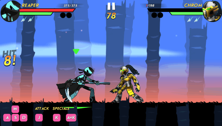 Stickman Kombat 2D 