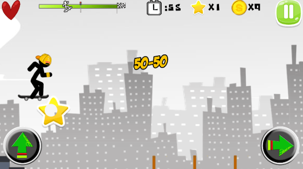 Stickman Skate: 360 Epic City