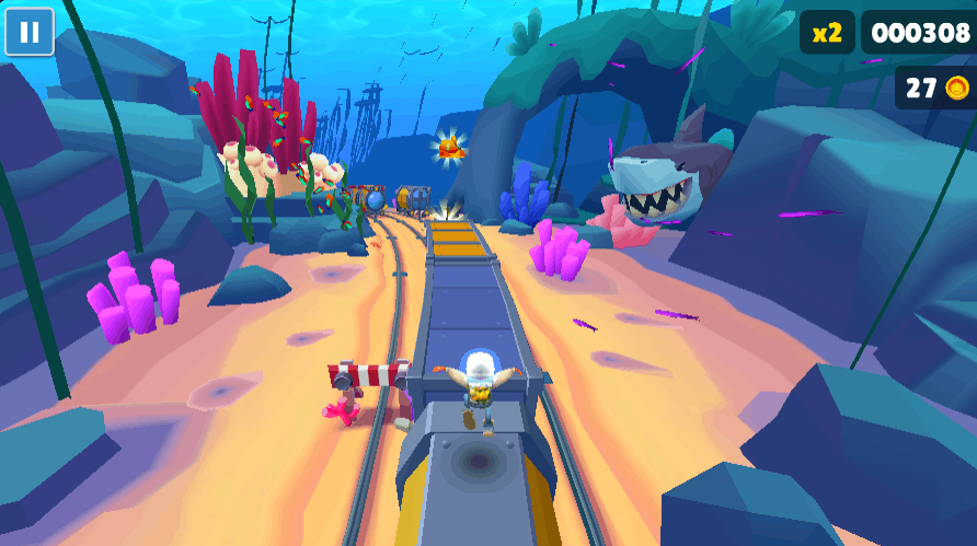 Subway Surfers Underwater Game